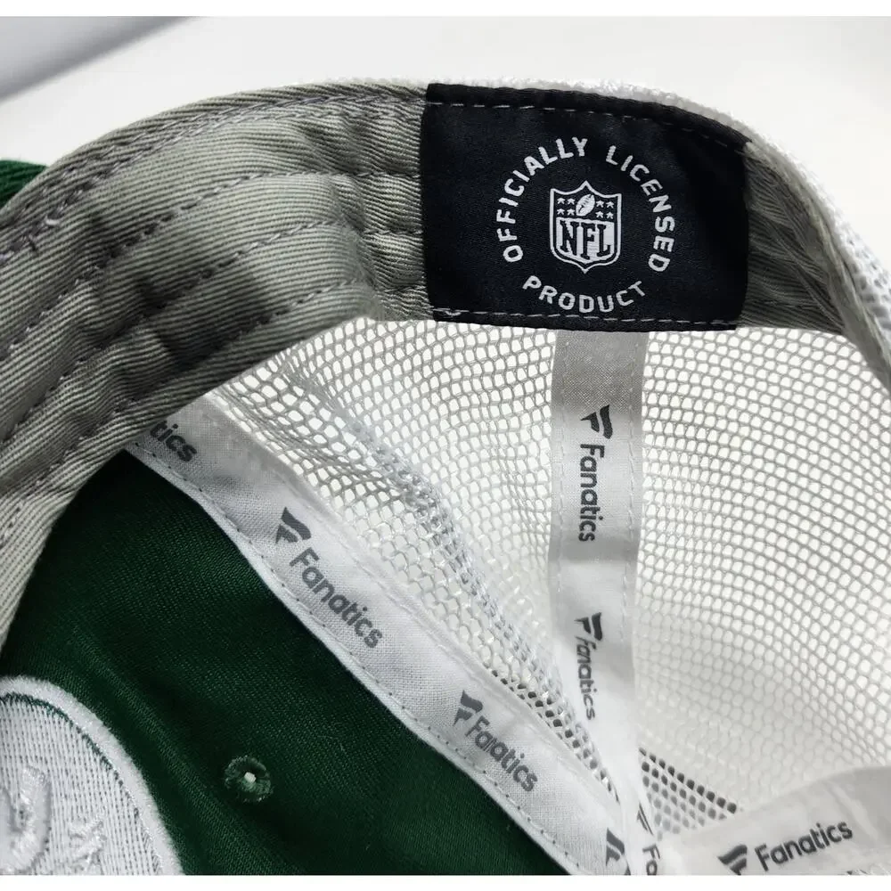 New York Jets NFL Fanatics Green/White Trucker Adjustable Snapback Hat